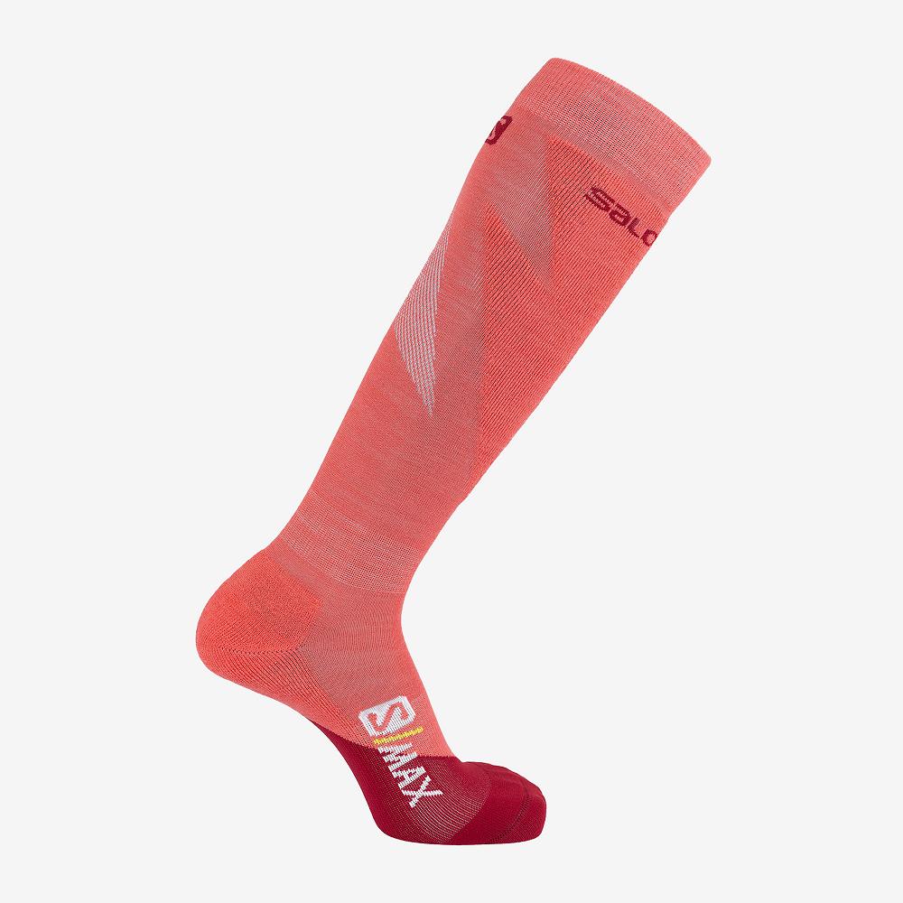 Salomon Singapore Womens Socks - S MAX W Pink | 38520-DUFP